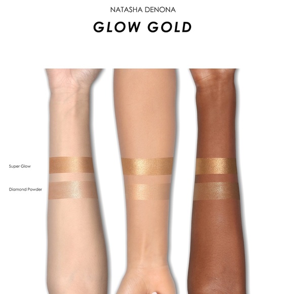 New Natasha Denona Glow Gold Highlighter Duo - Picture 2 of 13